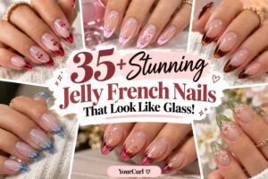 jelly french nails