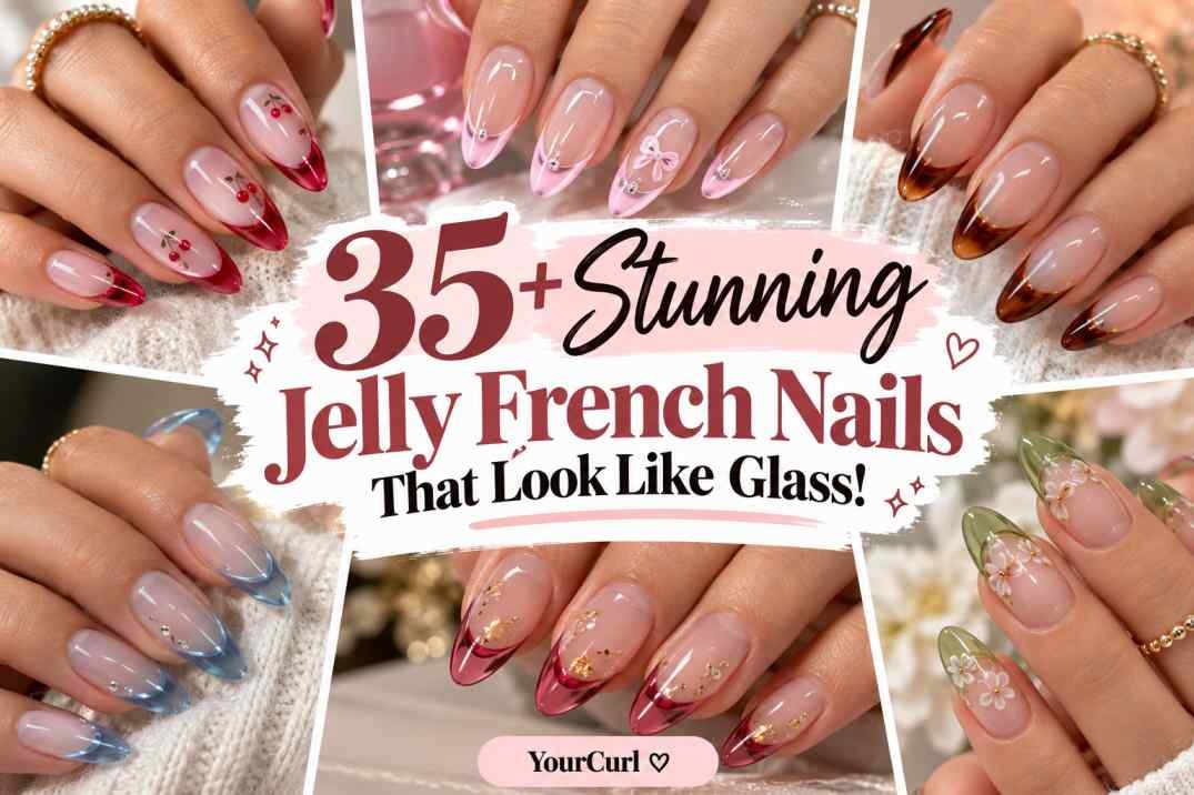 jelly french nails