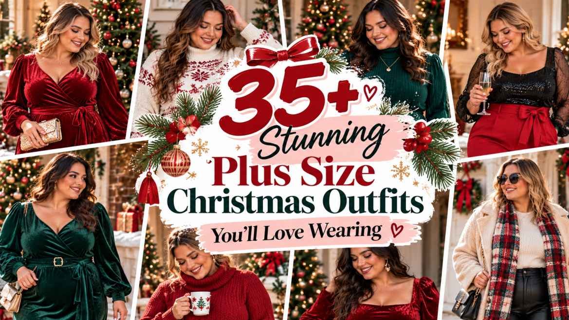 stunning plus size christmas outfits