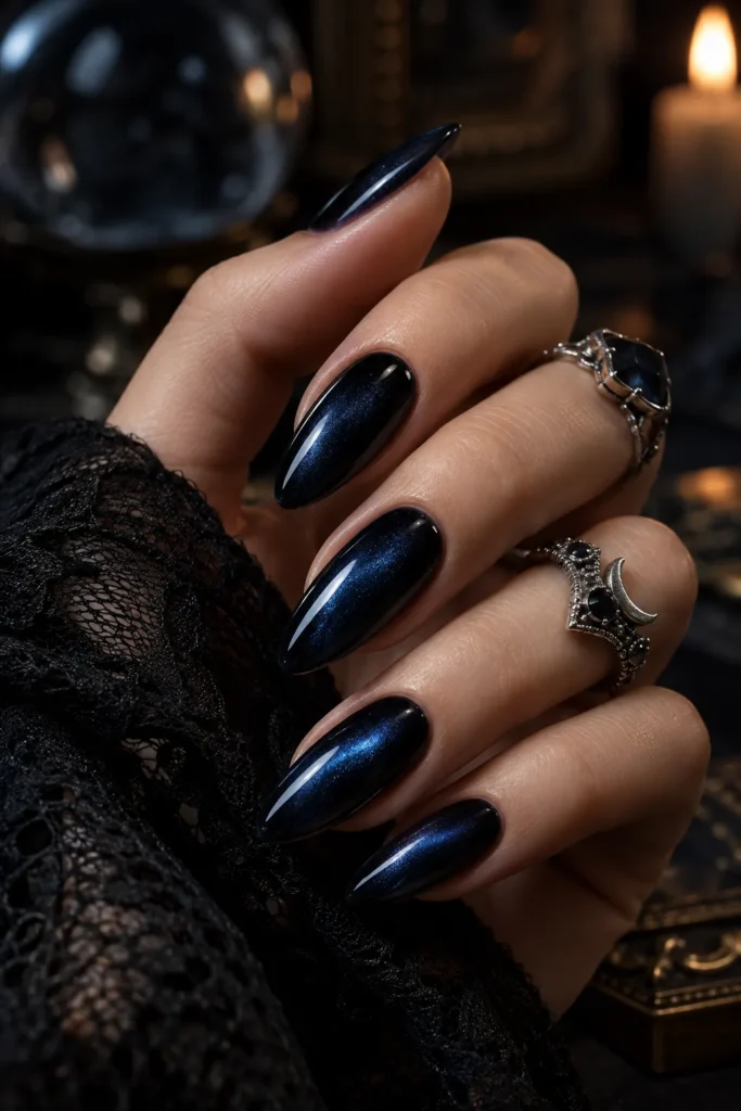 10. Raven Feather Blue Black