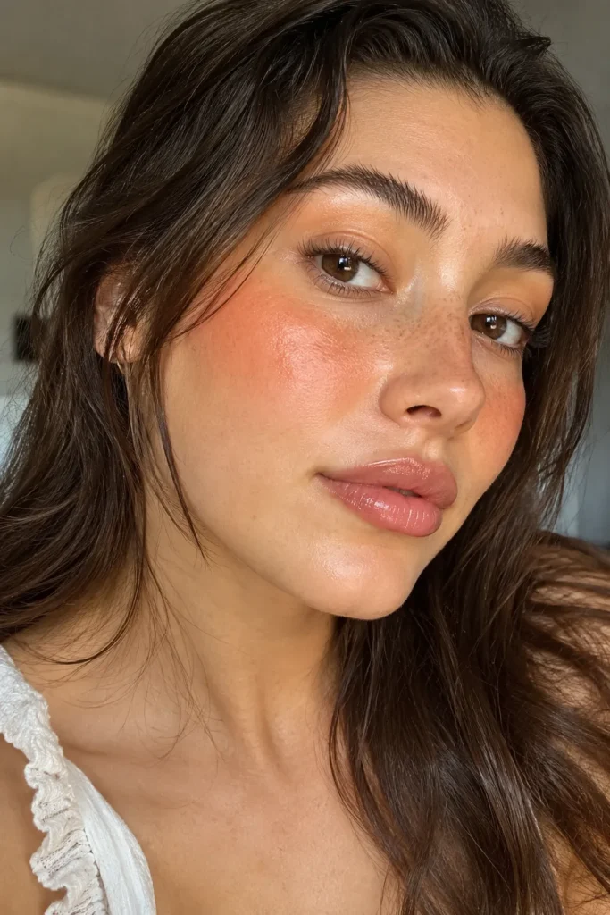 27. Sunset Blush and Brows