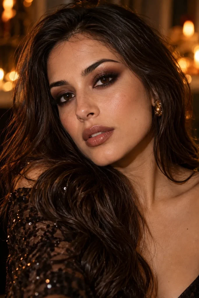 23. Dark Chocolate Smoky Eyes