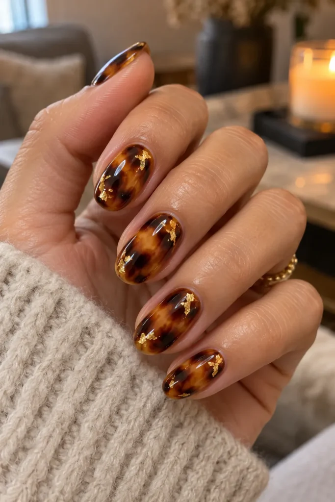 14. Gold Foil Flakes for Rich Shine