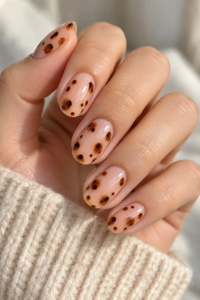 10. Easy Tortoise Dots on Nude