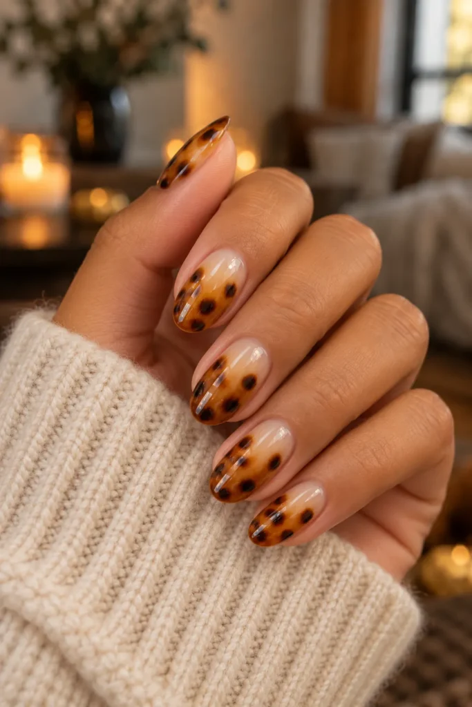 28. Ombre Fade With Tortoise Dots