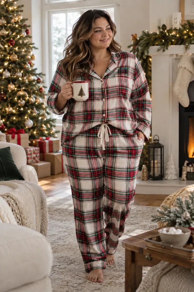 8. Matching Plaid Pajamas for Slow Christmas Mornings