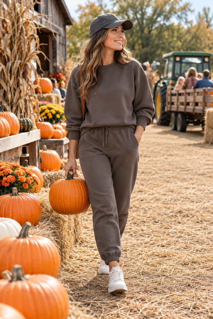 17. Sweatshirt and Jogger Lazy Day Set