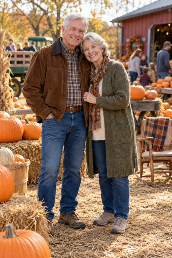 12. Grandparents in Classic Corduroy
