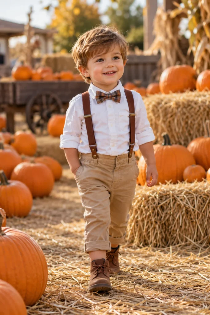 27. Suspenders and Bow Tie for Little Gentlemen