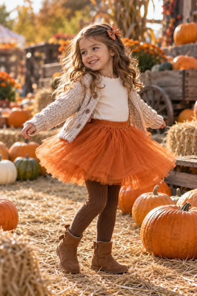 26. Twirly Tutu with Warm Leggings