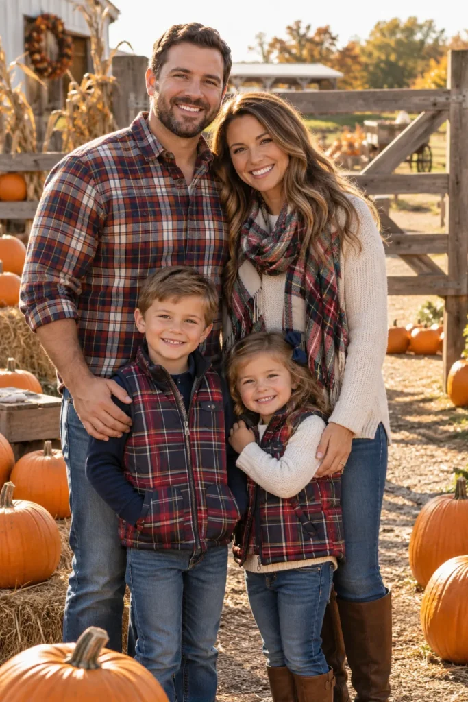 8. Matching Plaid for Everyone