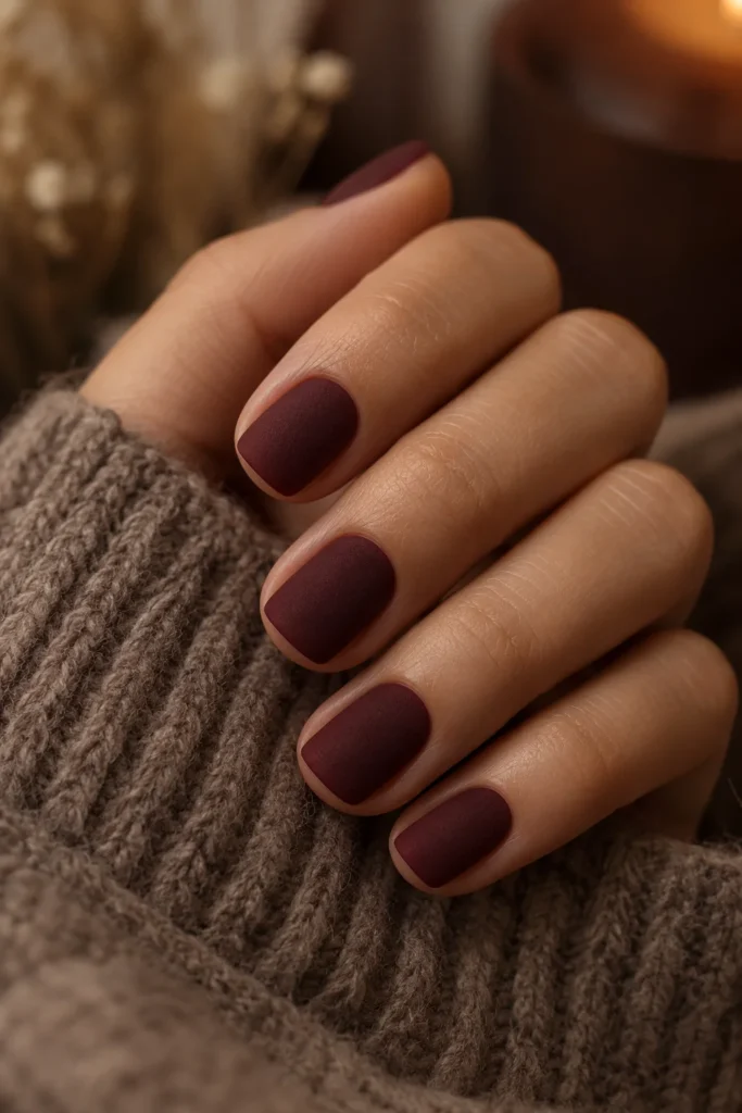 6. Velvet Matte Coffee Finish