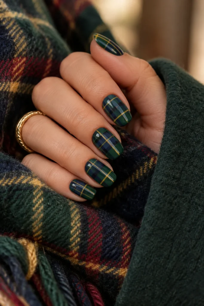 2. Classic Tartan Green and Navy