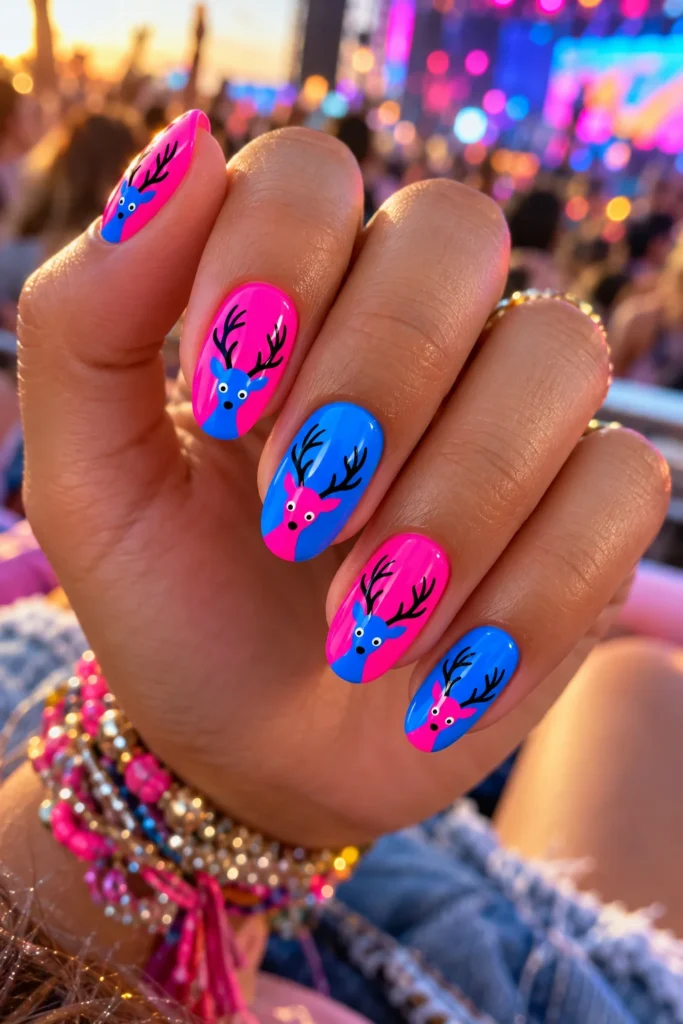 30. Neon Pop Deer