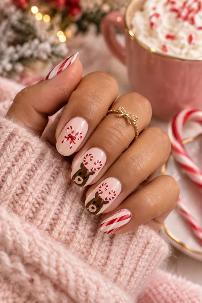 9. Candy Cane Antlers