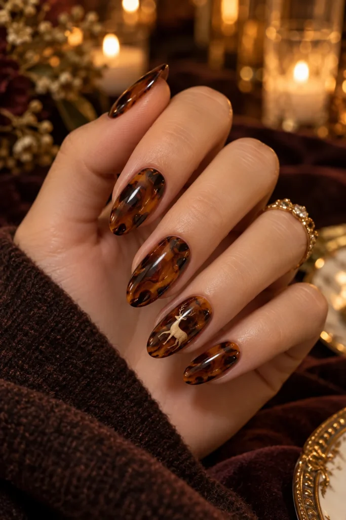 22. Tortoiseshell Deer Marble