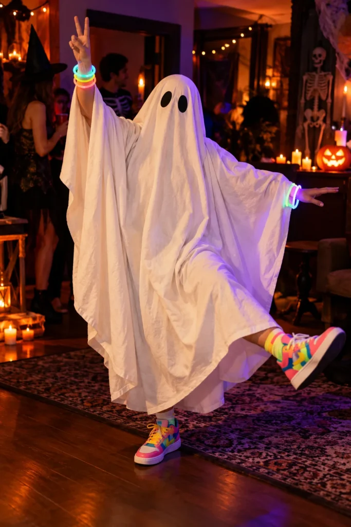 2. Bedsheet Ghost With a Twist