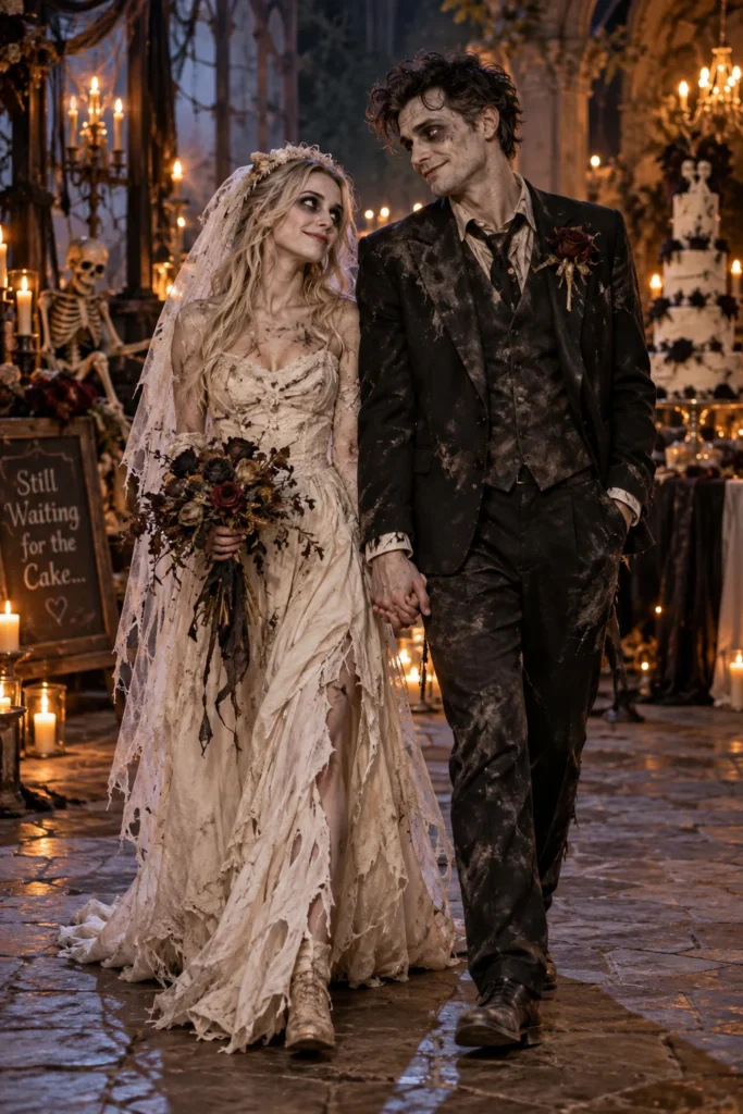 20. Haunted Wedding Couple