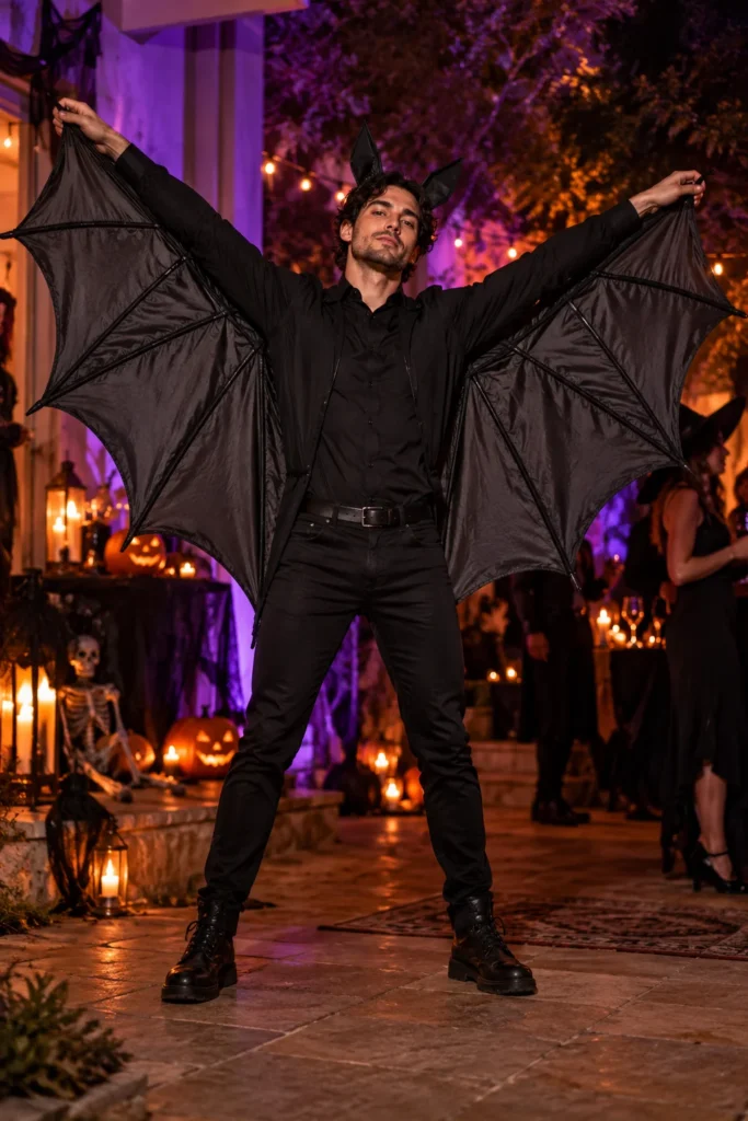 16. Black Bat Wings