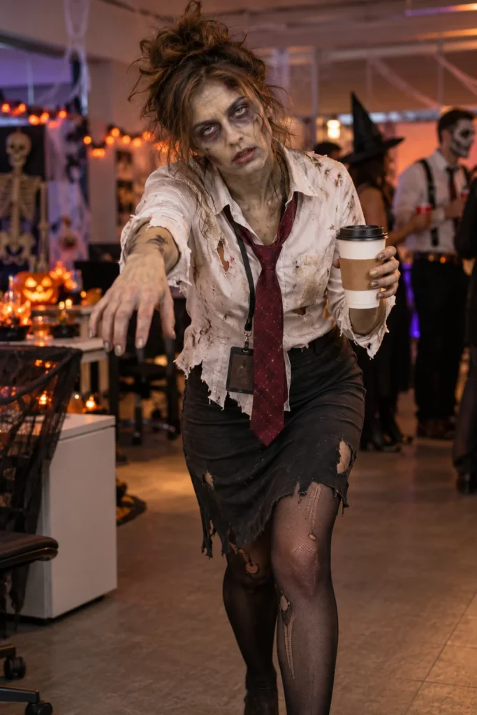 5. Tired Office Zombie