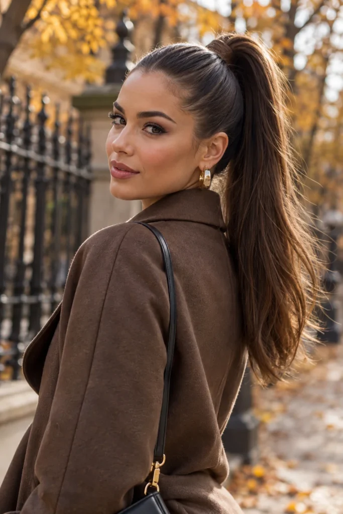 20. Sleek High Ponytail