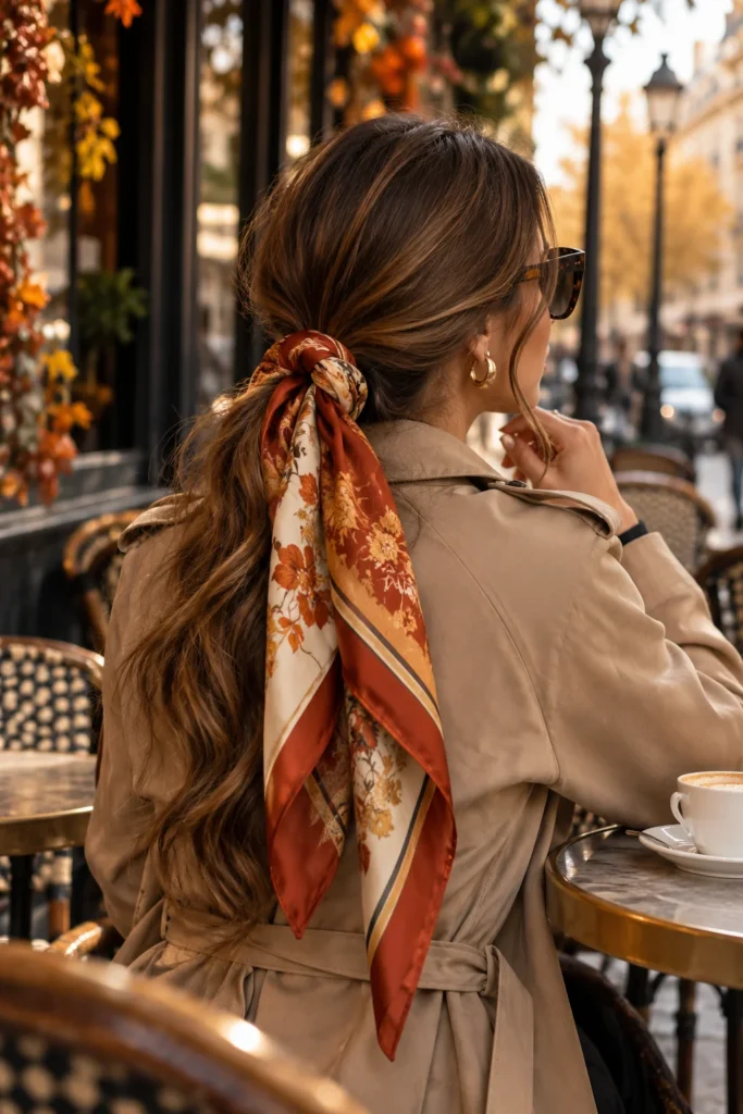 26. Silk Scarf Ponytail