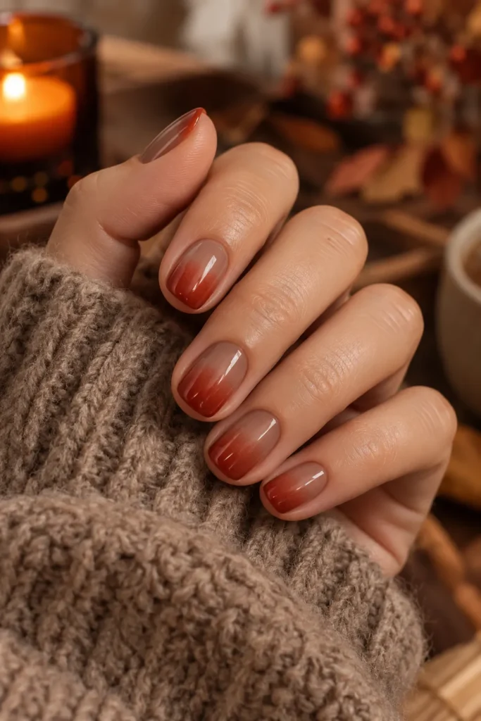 11. Rusty Red Sunset Gradient Fade