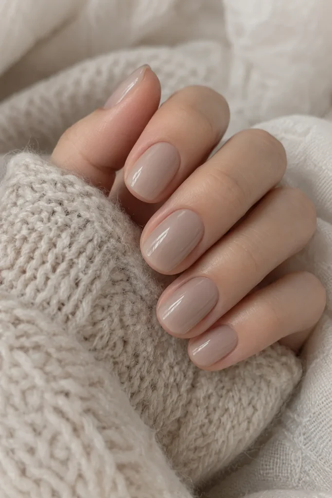 3. Rounded Milky Taupe Like a Soft Cloud