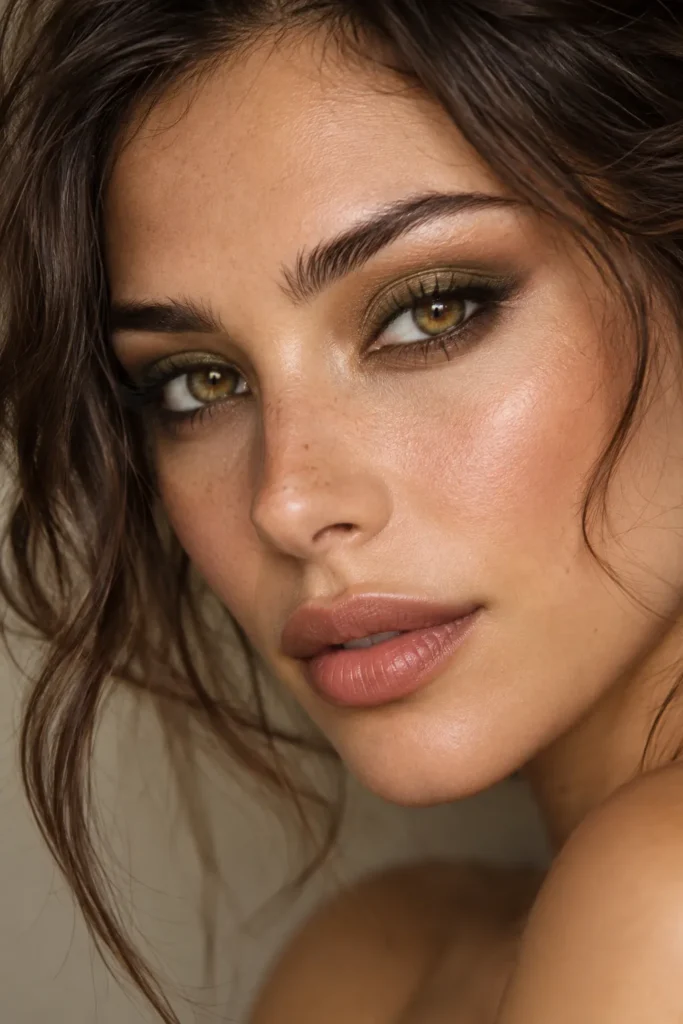 16. Olive Green Smoke for Golden Flecks