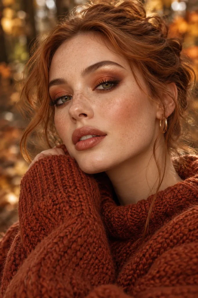 27. Rust Orange Glow for Sweater Weather