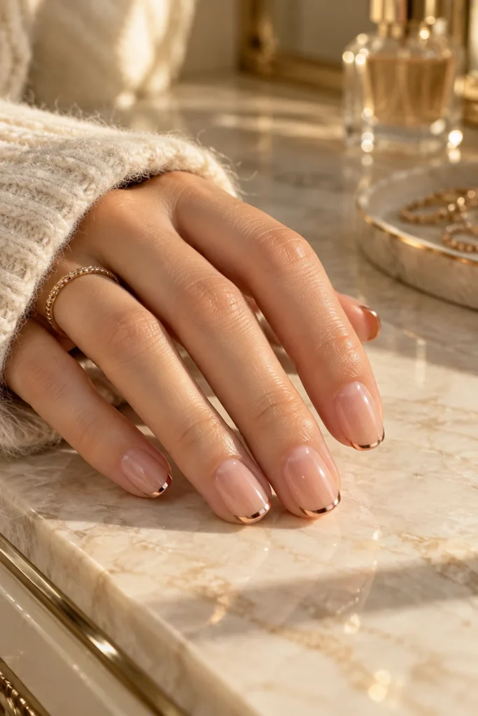 11. Nude Jelly with a Rose Gold Edge