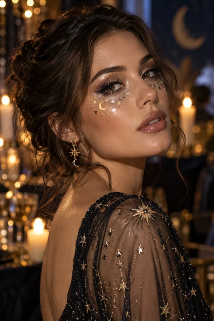 9. Tiny Stars and Moons Under the Eyes