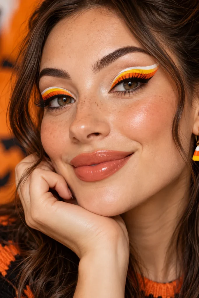 8. Candy Corn Eyeliner