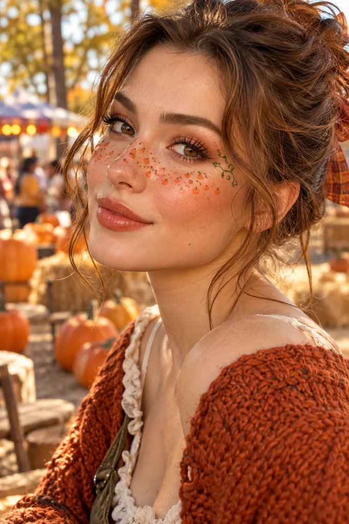 7. Pastel Pumpkin Freckles