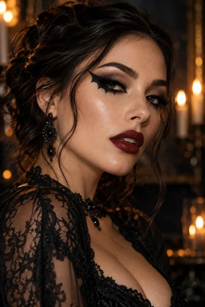 5. Bat Wing Eyeliner
